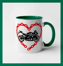 Moto srdce reťaz - cestná