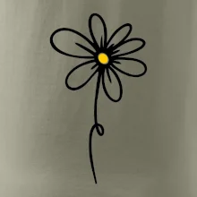 Kopretina - dole na výšku