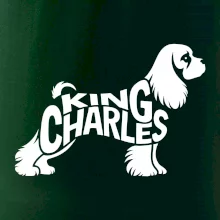 Kavalier king Charles španiel nápis v tele