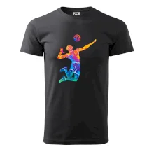 Volejbalista splash s loptou