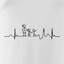 Ekg mamička a dievča + chlapec