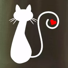 Zamilovaná mačka chvostík