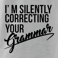 Correcting grammar Correcting grammar