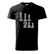 Šachové figúrky kreslené