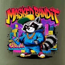 Mýval - masked bandit graffiti