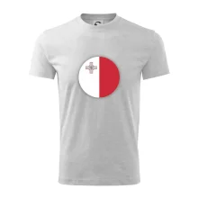 Vlajka Malta okrúhla veľká