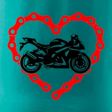 Moto srdce reťaz - cestná Moto srdce reťaz - cestná