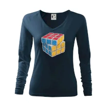 Rubikova kocka kreslená