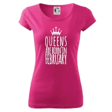 Queens are born in February