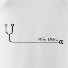 Doktor a sestrička - stetoskop s menom Doktor a sestrička - stetoskop s menom