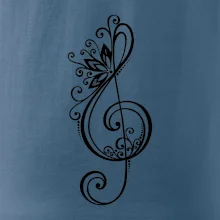 Husľový kľúč kvety