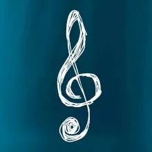 Husľový kľúč kreslený Husľový kľúč kreslený