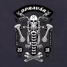 Motorkár  lebka opravár