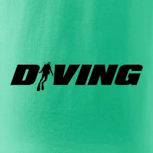 Diving nápis potápač