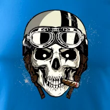 Motorkárska helma a cigara