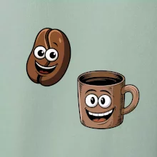 Parové tričko - Hrnček a káva