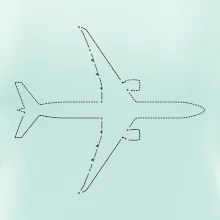 Obrys Airbus A380-800
