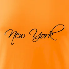 New York nápis písacím