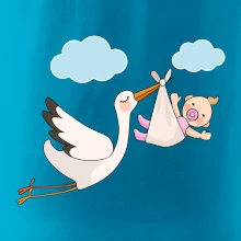 Bocian čakáme bábätko - dievča Bocian čakáme bábätko - dievča