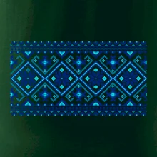 Ukrajinský vzor - modrý