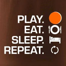 Hokejbal - Play eat sleep repeat