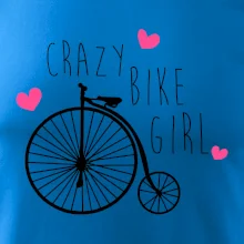 Crazy bike girl