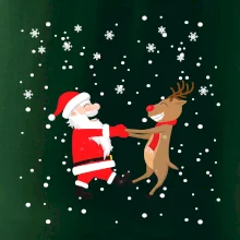 Tancujúci Santa a sob