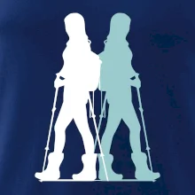 Nordic walking figúry - žena
