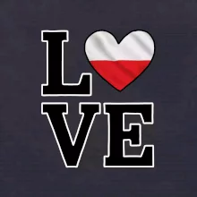 Love Poľská vlajka