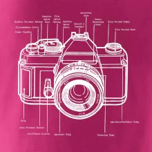 Nákres starý fotoaparát