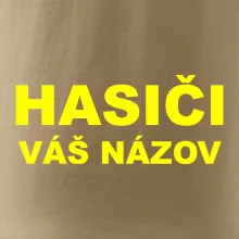 Hasiči - žltý nápis - váš názov zboru Hasiči - žltý nápis - váš názov zboru
