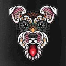 Knírač hlava barevná