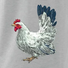 Sliepka kreslená biela