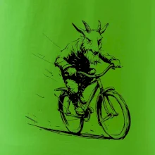 Drsný cap na bicykli