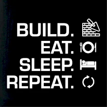 Build eat sleep repeat - tehly