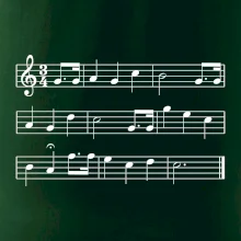 Veľa šťastia zdravia - noty