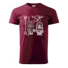 Geodet teodolit dron