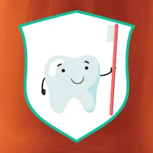 Zúbok na prsníku - zubná kefka