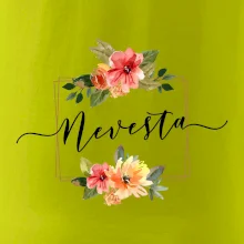 Nevesta štvorec oranžový