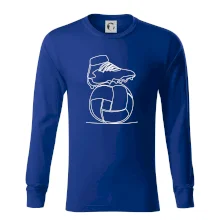 Futbalová lopta kopačka jedným ťahom