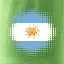 Argentína vlajka bodkovaná