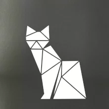 Origami mačka z boku