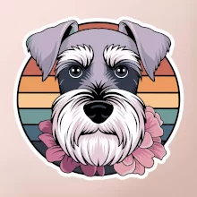 Bradáč - sučka a kvety