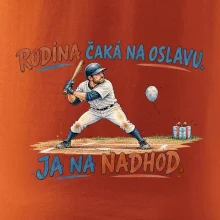 Rodina čaká na oslavu ja na nadhod