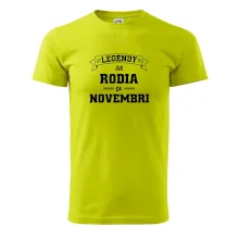 Legendy sa rodia v novembri