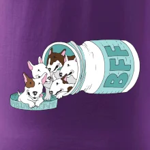 Bullterrier Friends Forever zelené (Pecka design)