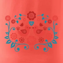 folklór - dva červené vtáčiky