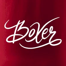 Boxer - nápis okrasný