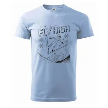 Čiernobiely skokan fly high