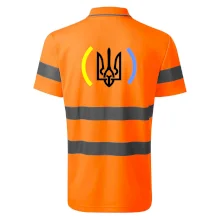 Ukrajina trojzubec s farbami Ukrajina trojzubec s farbami